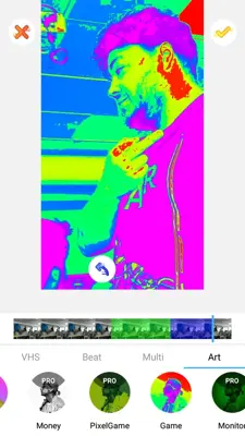 Glitch Video Editor Effect - MAGE android App screenshot 1