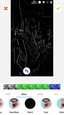 Glitch Video Editor Effect - MAGE android App screenshot 4